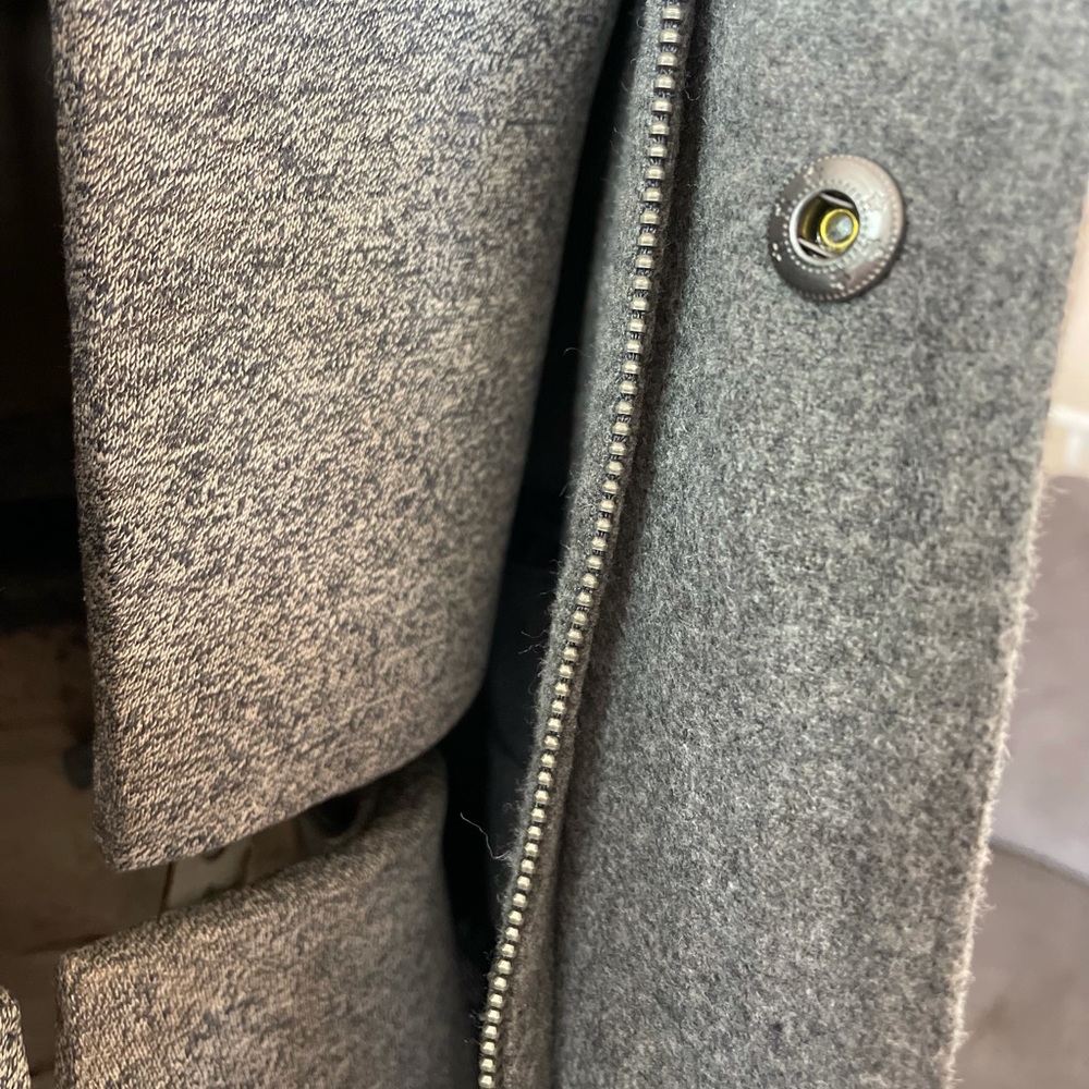 Chaps Men’s heathered, gray jacket with large pockets - Picture 5 of 12